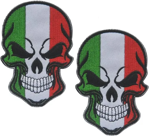 Miniatura 11 de 2 parches de bandera de AliPlus de España, parches de calavera bordados, tácticos, militares, moral, parche con gancho y bucle