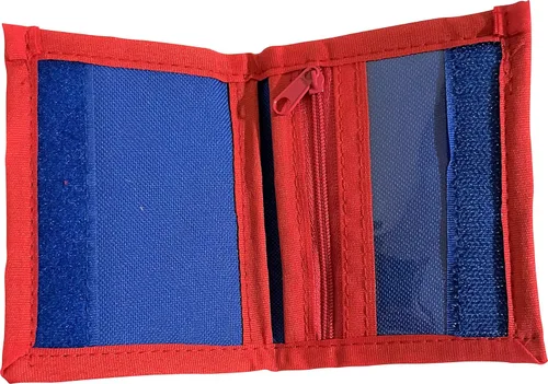 Miniatura 4 de Ruz Mickey Mouse - Cartera plegable con bolsillo con cremallera para niño pequeño, Azul-rojo, A22754