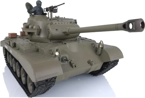 Miniatura 2 de US in Stock, 2.4GHz Heng Long, 1/16 Escala M26 Pershing RTR RC Tanque - Torreta giratoria de 340°, Unidad Somke, Combate Infrarrojo, Barril