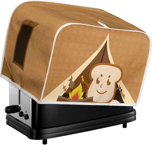 Miniatura 6 de DISNIMO Cubierta para tostadora de 2 rebanadas, tostadora de pan, cubierta a prueba de polvo, cubierta lavable para electrodomésticos pequeños