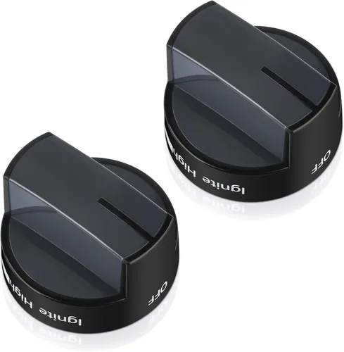 Miniatura 7 de W10339442 - Pomo para estufa de gas, pomos de control de quemador de superficie de cocina, repuesto negro, compatible con cocina de gas