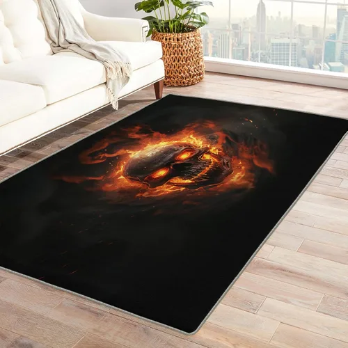 Miniatura 30 de Alfombra de mujer africana, alfombra de 2 x 3, alfombras lavables para entrada, sala de estar, dormitorio, alfombra de área pequeña, antideslizante