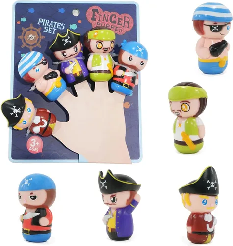 Miniatura 7 de Juguetes de marionetas de dedo de Navidad para niños, marionetas de dedo para niños pequeños de 1 a 3 años, juguetes de Navidad para bebés, juguete