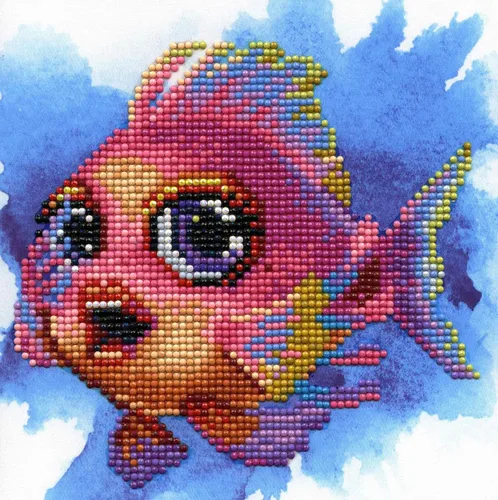 Miniatura 15 de DIAMOND ART BY LEISURE ARTS Kits de pintura de diamantes para adultos, abeja principiante de 8 x 8 pulgadas