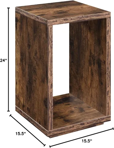 Miniatura 8 de Convenience Concepts Northfield Admiral - Mesa auxiliar con estante, madera de granero