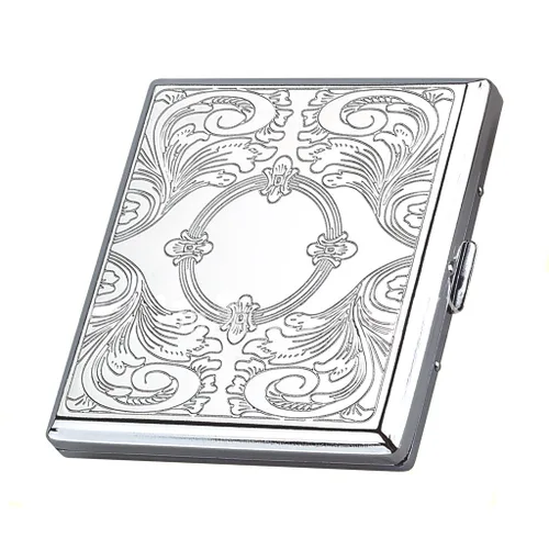 Miniatura 2 de Caja de cigarrillos de metal con capacidad para 20 cigarrillos para 3.307 in