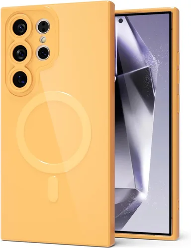 Miniatura 148 de Svanove para Samsung Galaxy S22 Funda de teléfono de silicona magnética, compatible con Magsafe, linda para mujeres, brillante color brillante, gel