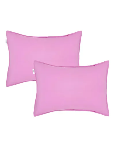 Miniatura 37 de ALVABABY Paquete de 2 fundas de almohada de algodón orgánico para niños pequeños, fundas de almohada para niños de 13 x 18 pulgadas o 12 x 16