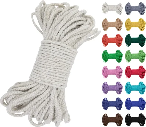 Miniatura 32 de JeogYong - Cuerda de yute de 3 mm, 99,9 m, cuerda natural gruesa para jardín, ideal para manualidades, exterior, jardinería, envoltorios de regalo