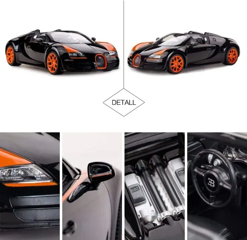 Miniatura 4 de RASTAR Bugatti 47000 Grand Sport Vitesse 1:24 - Coche de juguete con control de radio