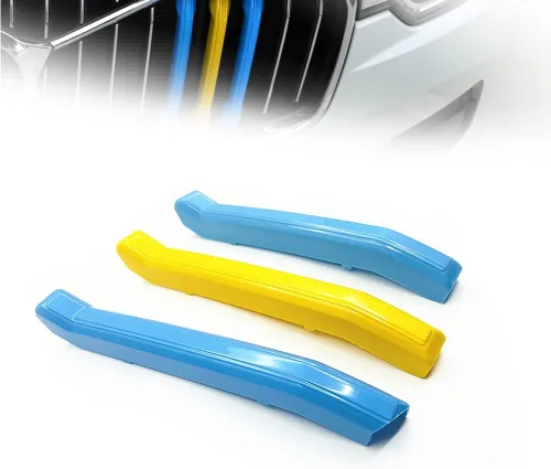 Miniatura 5 de ontto Apto para Volvo S60 2020 2021 Insertos de Rejilla Tiras Molduras Riñón Delantero Tira Decorativa Rejillas Color A