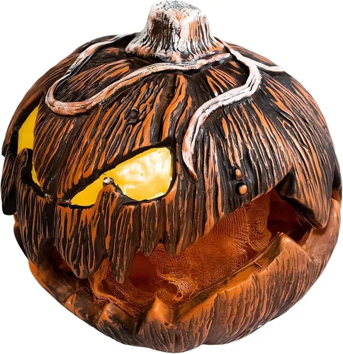 Miniatura 5 de Iluminación de calabaza de calabaza de Halloween – Decoración de calabaza de Halloween 2023, decoración de calabaza de Halloween con boca abierta