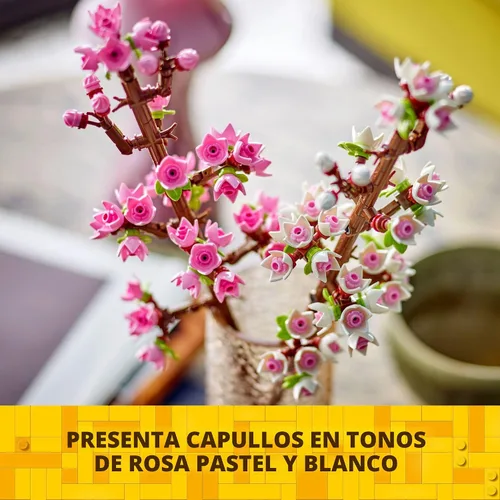 Miniatura 4 de LEGO Juego de Construcción de Flores de Cerezo para Niños, Niñas y Niños, Edades 8+ - Decoración Artificial de Flores de Cerezo para el Hogar