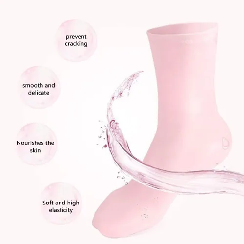 Miniatura 5 de Calcetines hidratantes, calcetines de aloe, calcetines de silicona, calcetines de silicona de gel de spa de pies para mujeres, calcetines