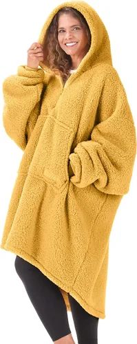 Miniatura 11 de THE COMFY Teddy Bear From Shark Tank Patented Zipper Oversized Sherpa Wearable Blanket Hoodie Gift for Women & Men