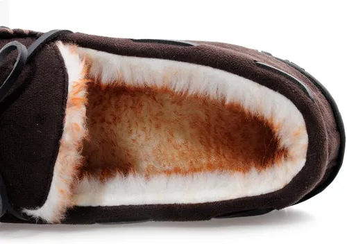Miniatura 3 de shoeslocker Pantuflas para hombre cálidas y cómodas de felpa
