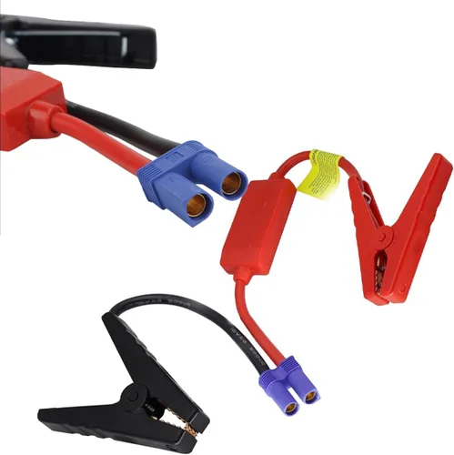 Miniatura 7 de Cable de Arranque con Abrazaderas, Cable de Refuerzo con Conector EC5 y Módulo de Prevención de Carga Inversa para Arranque de Coche Jump Starter