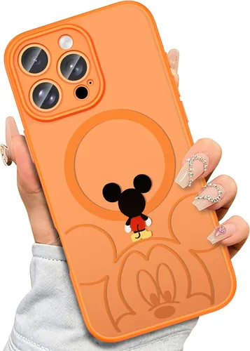Miniatura 13 de Funda para iPhone 16 Pro Max [Compatible con MagSafe], diseño bonito, magnético, negro translúcido, mate, con borde de TPU suave y parte trasera