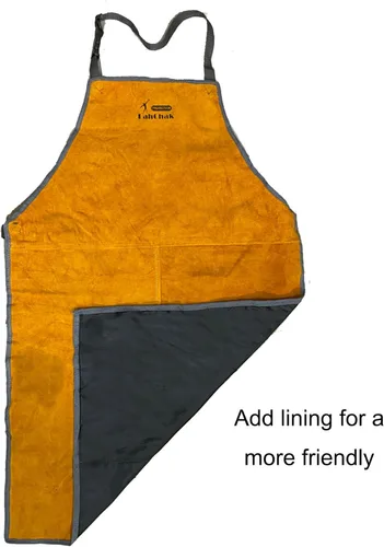 Miniatura 6 de Leather Work Shop Apron, Buckle straps, Heat & Flame Resistant Heavy Duty Welding Apron