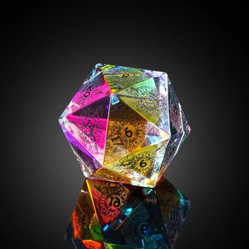 Miniatura 31 de UDIXI Juego de dados de piedras preciosas de amatista, dados DND de piedra de cristal D&D con estuche de regalo para juegos de rol y juegos de mesa