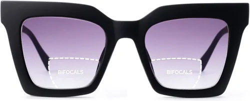 Miniatura 12 de Gafas de lectura Mujer Bloque de luz azul de gran tamaño Irregular Ojo de gato Marco