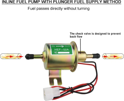 Miniatura 5 de Kit de bomba de combustible eléctrica universal para todos los autos, camiones, barcos, motores de carburador, cortacésped de 12 V, bomba