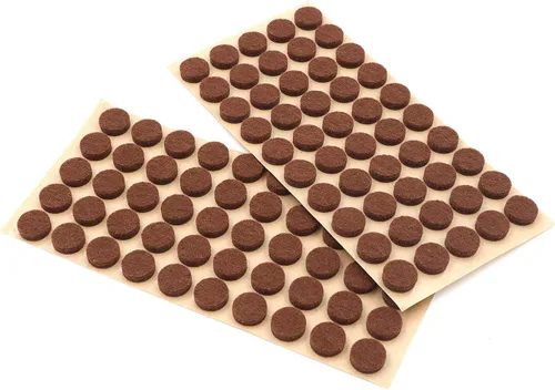 Miniatura 3 de Almohadillas de fieltro para muebles de 3/8 pulgadas de diámetro, redondas 3M, autoadhesivas, protegen gabinetes de cocina, cajones, escritorios
