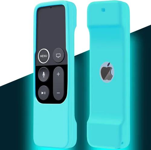 Miniatura 14 de Funda compatible con Apple TV 4K/4ª generación Remoto Peso Ligero Antigolpes Cubierta de Silicona para Controlador para Apple TV Siri Remote