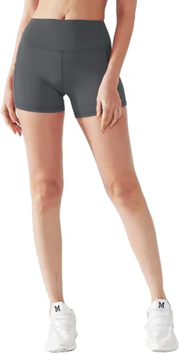 Miniatura 2 de CADMUS Pantalones cortos de yoga de cintura alta para mujer, con bolsillos laterales de elastano