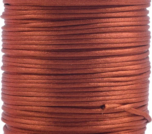 Miniatura 132 de KONMAY 80 Yardas 1.0mm Cordón Rattail de Nylon Satén Seda Trim Hilo para Cuentas para Nudos Chinos, Kumihimo, Trabajo con Cuentas, Macramé, 2-Azul