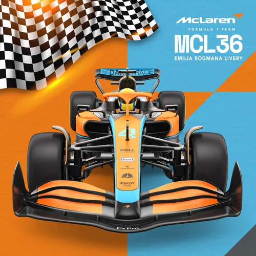 Miniatura 2 de RASTAR McLaren MCL36 Formula 1 Race RC Car 1/12 Escala McLaren F1 Coche de juguete a control remoto