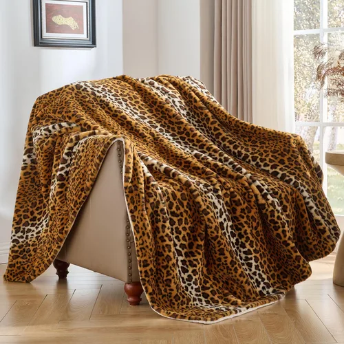 Miniatura 13 de Krifey Manta de piel sintética, manta suave, esponjosa y acogedora para sofá, manta de visón de lujo, manta cálida tipo throw para cama, regalos