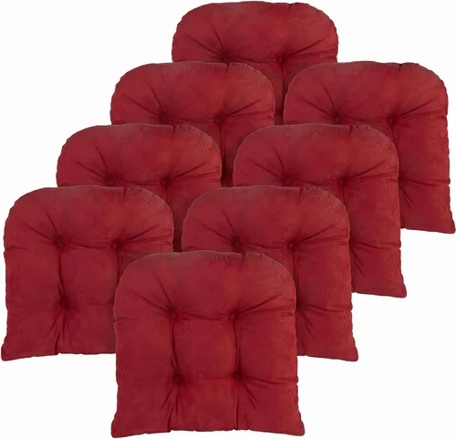 Miniatura 5 de Klear Vu Gripper Overstuffed - Cojines universales antideslizantes para silla de comedor para decoración de cocina o uso de oficina, almohadilla
