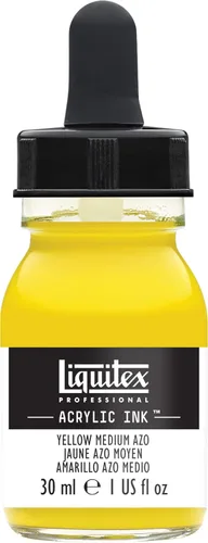 Miniatura 22 de Liquitex - Pintura acrílica profesional INK! Jarro de 1 onza, color blanco de titanio Bronce Rico Iridiscente