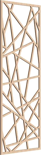 Miniatura 170 de Conway Paneles de pared decorativos de madera con calado, 9 3/8 pulgadas de ancho x 24 3/8 pulgadas de alto x 1/4 de alto, aliso