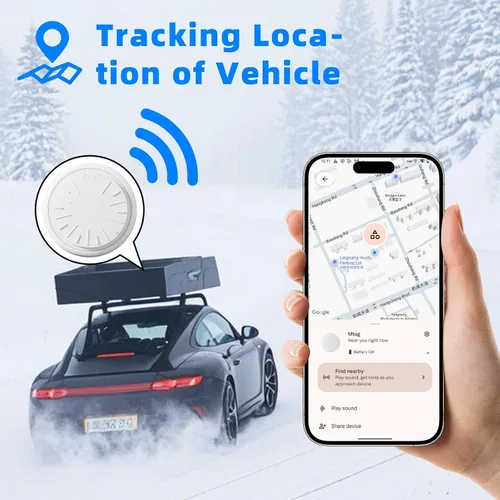 Miniatura 5 de Mini rastreador GPS para vehículos: dispositivo magnético oculto para rastreador de automóvil, seguimiento GPS en tiempo real para niños, automóvil