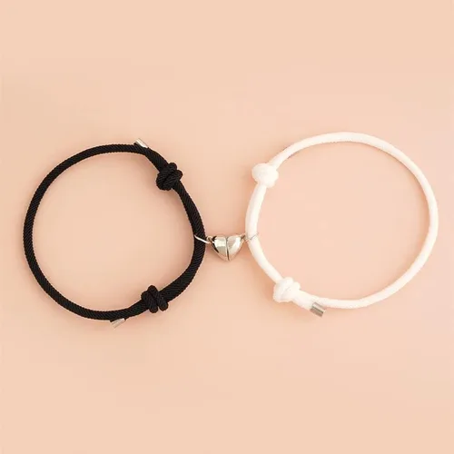 Miniatura 5 de YSSHIN Pulsera magnética de promesa para parejas, pulseras para parejas, amistad, pareja, pulseras a juego para parejas, mejores amigos