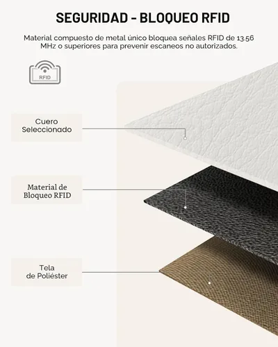 Miniatura 5 de BOSTANTEN - Cartera pequeña para mujer de cuero con bloqueo RFID, tarjetero plegable compacto con cremallera y bolsillo para monedas, Pequeña