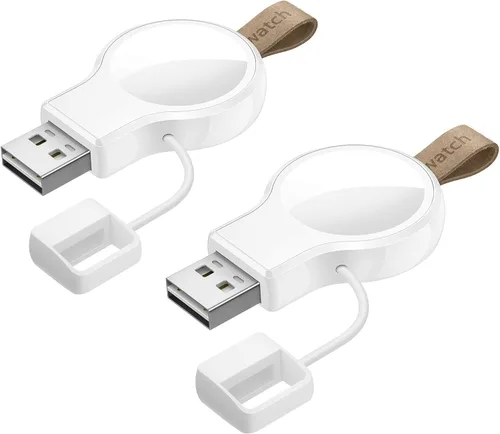 Miniatura 9 de Cargador inalámbrico para Apple Watch, cargador inalámbrico portátil, cargador inalámbrico de viaje, carga inalámbrica magnética compatible con Negro