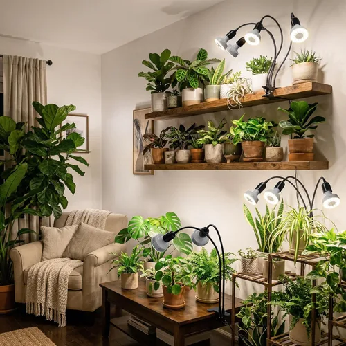 Miniatura 9 de Barrina Orbgrow OG11A2 - Luces de cultivo con clip para plantas de interior, atenuación y sincronización continuas integradas, 4000 K 22 W
