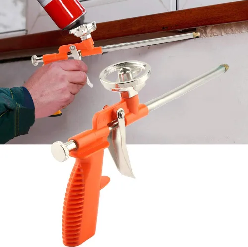 Miniatura 2 de Pistola de espuma, Pistola de aislamiento de espuma de pulverización de aluminio, Herramienta aplicadora de sellado de llenado y llenado de pistola