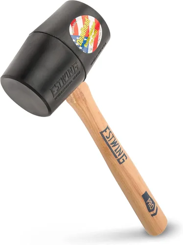 Miniatura 5 de Estwing DH-12 - Mazo de goma Deadhead de 12 onzas, mango de madera, color negro