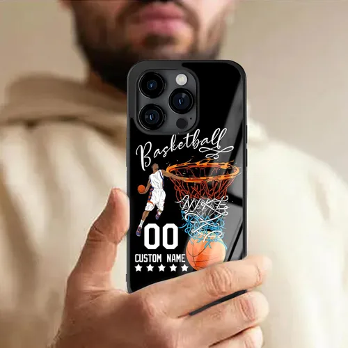 Miniatura 7 de Fundas de teléfono de baloncesto personalizadas para iPhone 8 11 12 13 14 15 16 17 Pro Max Plus Mini para Samsung A03 A13 A14 A15 A51 A52 A53 A54