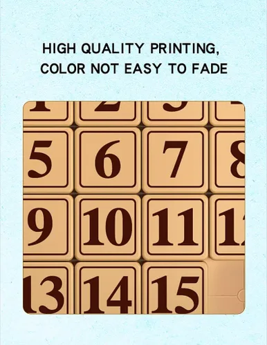 Miniatura 4 de Cuberspeed magnetized Klotski Puzzle Diapositiva Número Rompecabezas Rompecabezas Cerebro Teasers Juguete Tangram Rompecabezas Inteligencia 15