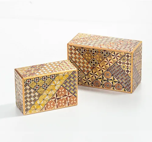 Caja de rompecabezas secreta de madera, 5 soles, 10 pasos, fabricada en Japón, con caja de regalo original