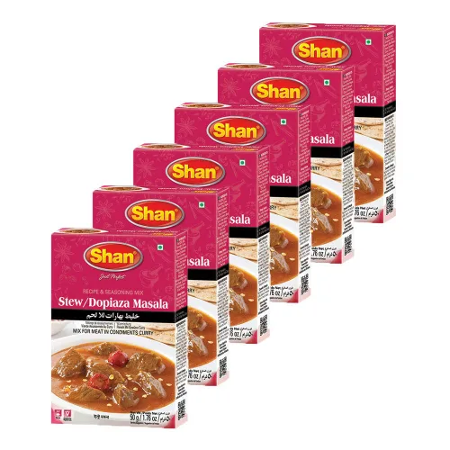 Miniatura 128 de Shan Korma Recipe and Seasoning Mix 1.76 oz (50g) - Spice Powder for Traditional Meat in Yogurt Sauce - Suitable for Vegetarians - Airtight Bag in a