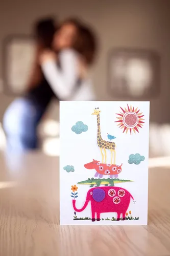 Miniatura 6 de Papyrus Tarjeta de baby shower para niña (So Happy You're Here)
