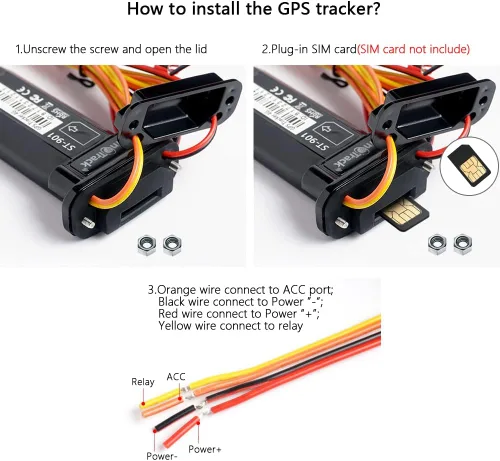 Miniatura 5 de SinoTrack Dispositivo rastreador GPS para vehículos, dispositivo de vehículo, sistema de seguimiento sin tarifa mensual, GPS para automóvil