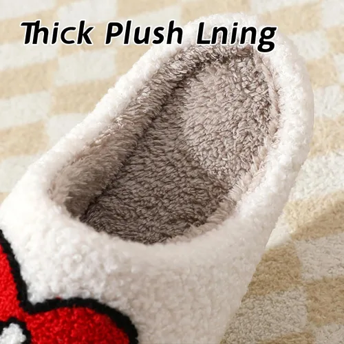Miniatura 5 de LEZIRTOI Bad Cute Bunny Slippers For Women Men Couple Casual Shoes Cartoon Plush Indoor Outdoor Slipper Winter Love Pattern Slippers House Slippers