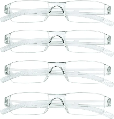 Miniatura 16 de LifeArt 2/4 pares de anteojos de lectura, anteojos con filtro de luz azul, anteojos para computadora para hombres y mujeres, marco de anteojos 4